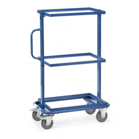 Servante pour bacs plastiques - armature ouverte Servante pour bacs plastiques - armature ouverte