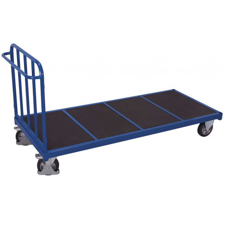 Chariot avec 1 dossier tubulaire pour charges lourdes Chariot avec 1 dossier tubulaire pour charges lourdes