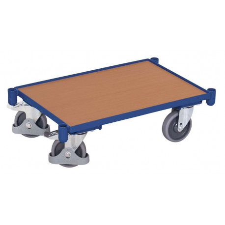 Plateau roulant modulaire Euro avec plateau et douilles cornières Plateau roulant modulaire Euro avec plateau et douilles cornières