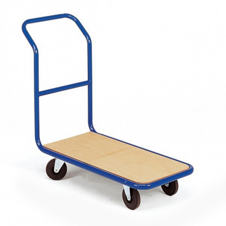 Chariot à 1 dossier fixe tubulaire Chariot à 1 dossier fixe tubulaire