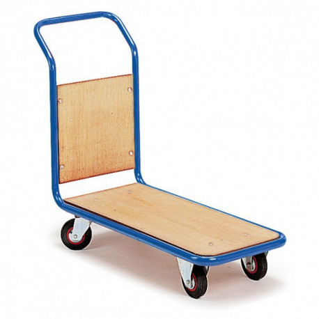 Chariot à 1 dossier fixe en bois Chariot à 1 dossier fixe en bois