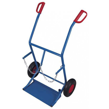 Diable porte-bouteilles pour 2 bouteilles de 20 litres Diable porte-bouteilles pour 2 bouteilles de 20 litres