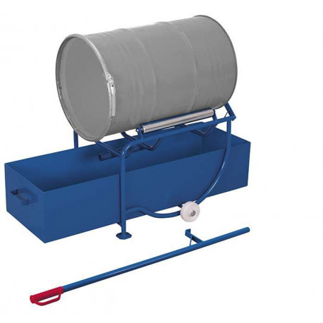Basculeur de fûts avec cuve de rétention d'un volume de 203 litres Basculeur de fûts avec cuve de rétention d'un volume de 203 litres
