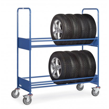 Chariot pour pneumatiques avec 2 étages Chariot pour pneumatiques avec 2 étages