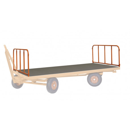 2 dossiers tubulaires pour remorque industrielle tractable 2 dossiers tubulaires pour remorque industrielle tractable