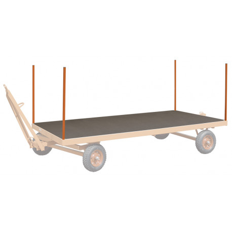 4 barres emboîtables pour remorque industrielle tractable 4 barres emboîtables pour remorque industrielle tractable