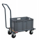 Chariot FIMM 250 kg 720 x 450 mm dossier fixe roues 125 mm