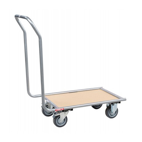 Chariot FIMM 250 kg 720 x 450 mm dossier fixe roues 125 mm Chariot FIMM 250 kg 720 x 450 mm dossier fixe roues 125 mm
