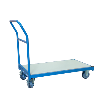Chariot FIMM 250 kg 1000 x 600 mm dossier fixe roues 125 mm Chariot FIMM 250 kg 1000 x 600 mm dossier fixe roues 125 mm