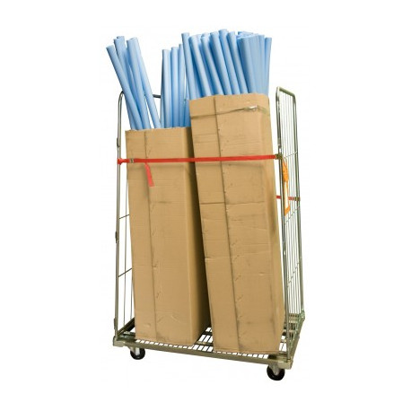 Roll FIMM conteneur 2 côtés+sangle 1200 x 800 x 1800 mm CU 400 kg Roll FIMM conteneur 2 côtés+sangle 1200 x 800 x 1800 mm CU 400 kg