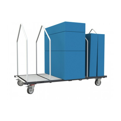 Chariot FIMM porte matelas 400 kg 4 ridelles Chariot FIMM porte matelas 400 kg 4 ridelles