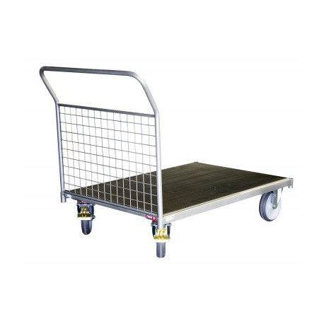 Chariot FIMM 500 kg 1200 x 800 mm tapis 1 dossier grillagé Chariot FIMM 500 kg 1200 x 800 mm tapis 1 dossier grillagé