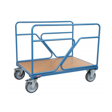Chariot FIMM 500 kg 1200 x 800 mm 2 ridelles amovibles tube Chariot FIMM 500 kg 1200 x 800 mm 2 ridelles amovibles tube