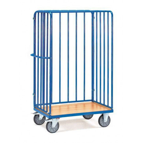 Chariot haut pour colis avec 2 ridelles Chariot haut pour colis avec 2 ridelles