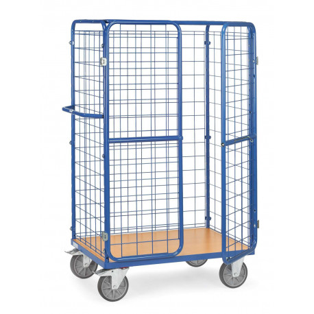 Chariot haut pour colis avec portes battantes Chariot haut pour colis avec portes battantes