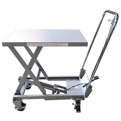 image cover Table élévatrice manuelle aluminium 100 kg