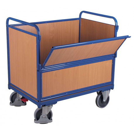 Chariot fermé avec plateau mélaminé (MDF) Chariot fermé avec plateau mélaminé (MDF)
