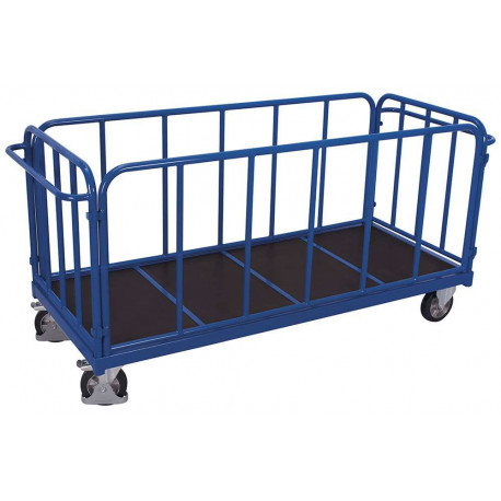 Chariot avec 4 parois tubulaires Chariot avec 4 parois tubulaires
