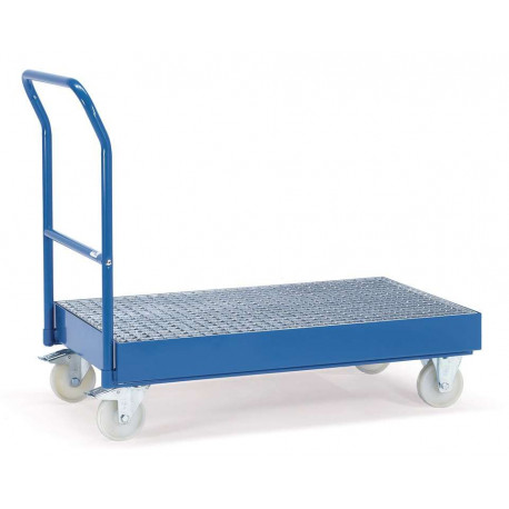 Chariot de rétention avec dossier de poussée Chariot de rétention avec dossier de poussée