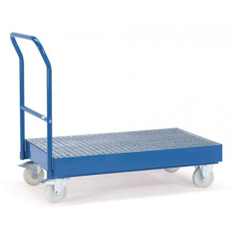 Chariot de rétention avec dossier de poussée Chariot de rétention avec dossier de poussée