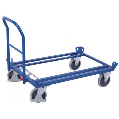 Barre de poussée mobile pour rouleur porte-palettes Barre de poussée mobile pour rouleur porte-palettes
