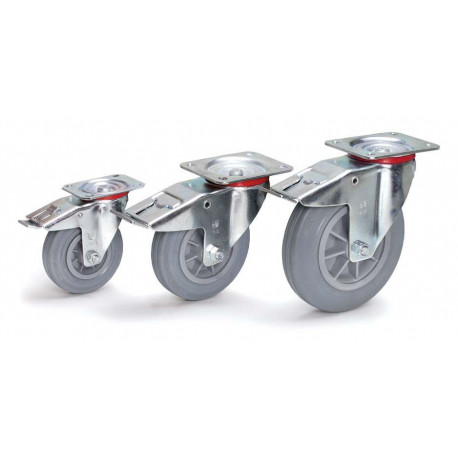 Roue pivotante frein Roue pivotante frein