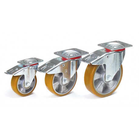 Roue pivotante frein Roue pivotante frein