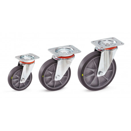Roue pivotante TPE ESD Roue pivotante TPE ESD