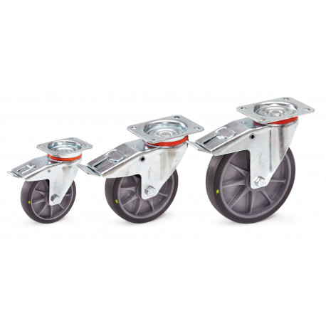 Roue pivotante frein Roue pivotante frein